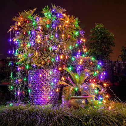 AWQ 200 LED Net Mesh Lights 9.8ft x 6.6ft UL 588 Certified 30V Low Voltage for Kids and Pets