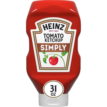 Heinz Simply Ketchup, 31 oz – Cleaner Label Ketchup for Kids Family Dinner Table