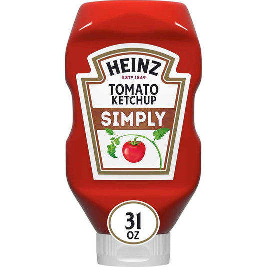 Heinz Simply Ketchup, 31 oz – Cleaner Label Ketchup for Kids Family Dinner Table