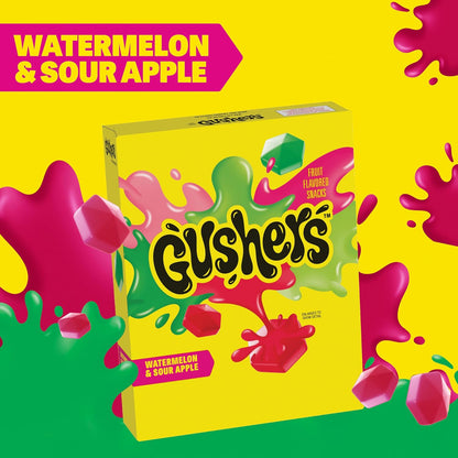Gushers_Fruit_Flavored_Snacks,_Watermelon_and_Sour_Apple_Flavor,_Family_Pack,_20_Ct,_16_oz