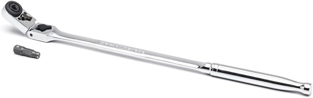 GEARWRENCH_1/4"_Drive_72_Tooth_Quick_Release_Locking_Flex_Slim_Head_Ratchet,_12"_-_81030