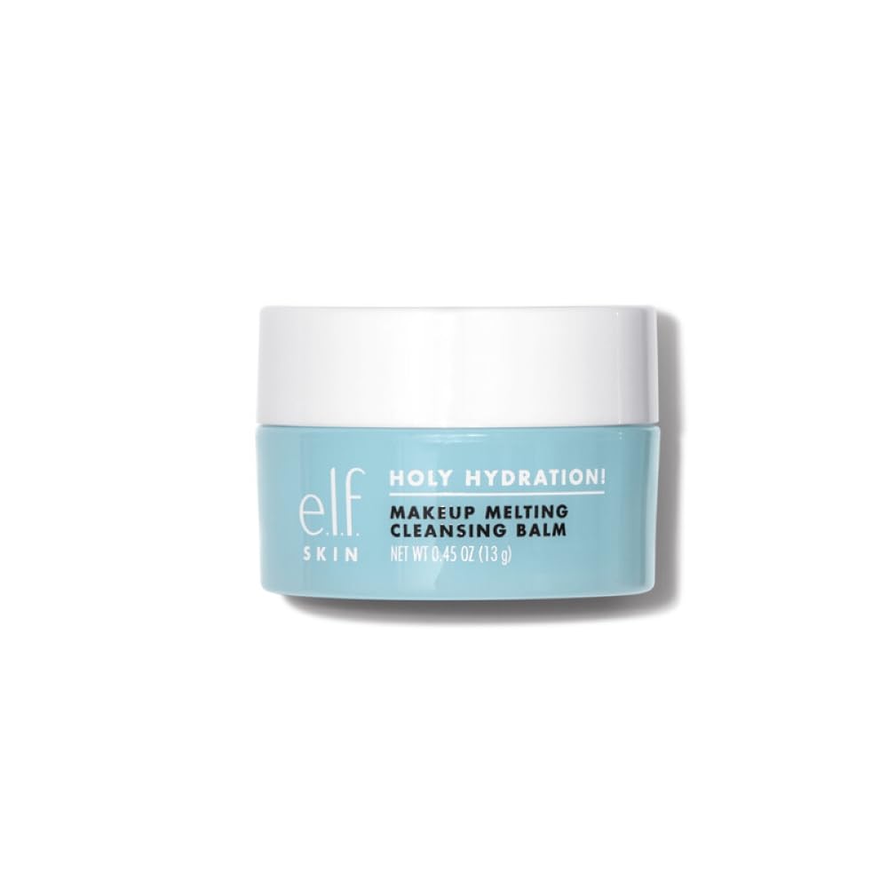 e.l.f._SKIN_Mini_Holy_Hydration!_Makeup_Melting_Cleansing_Balm,_Face_Cleanser_&_Makeup_Remover,_Infused_with_Hyaluronic_Acid_to_Hydrate_Skin,_0.45_Oz
