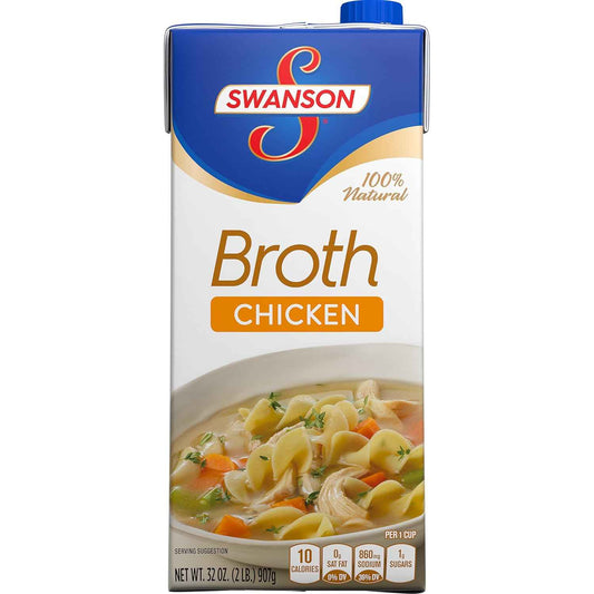 Swanson Chicken Broth – Simple, Clean-Ingredient Pantry Essential for Home Kitchens