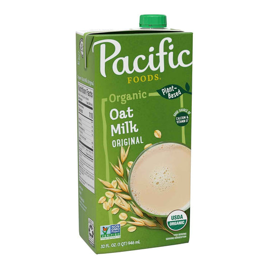 Pacific Foods Organic Oat Milk – Dairy Free Milk for Children with Allergies, Family Breakfast Table
