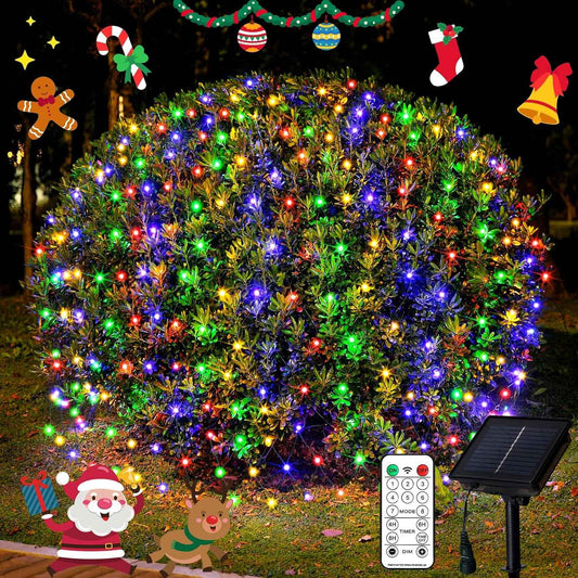 JMEXSUSS 320 LED Solar Net Lights – Thoughtful Housewarming Gift for Garden Lovers, No Wiring