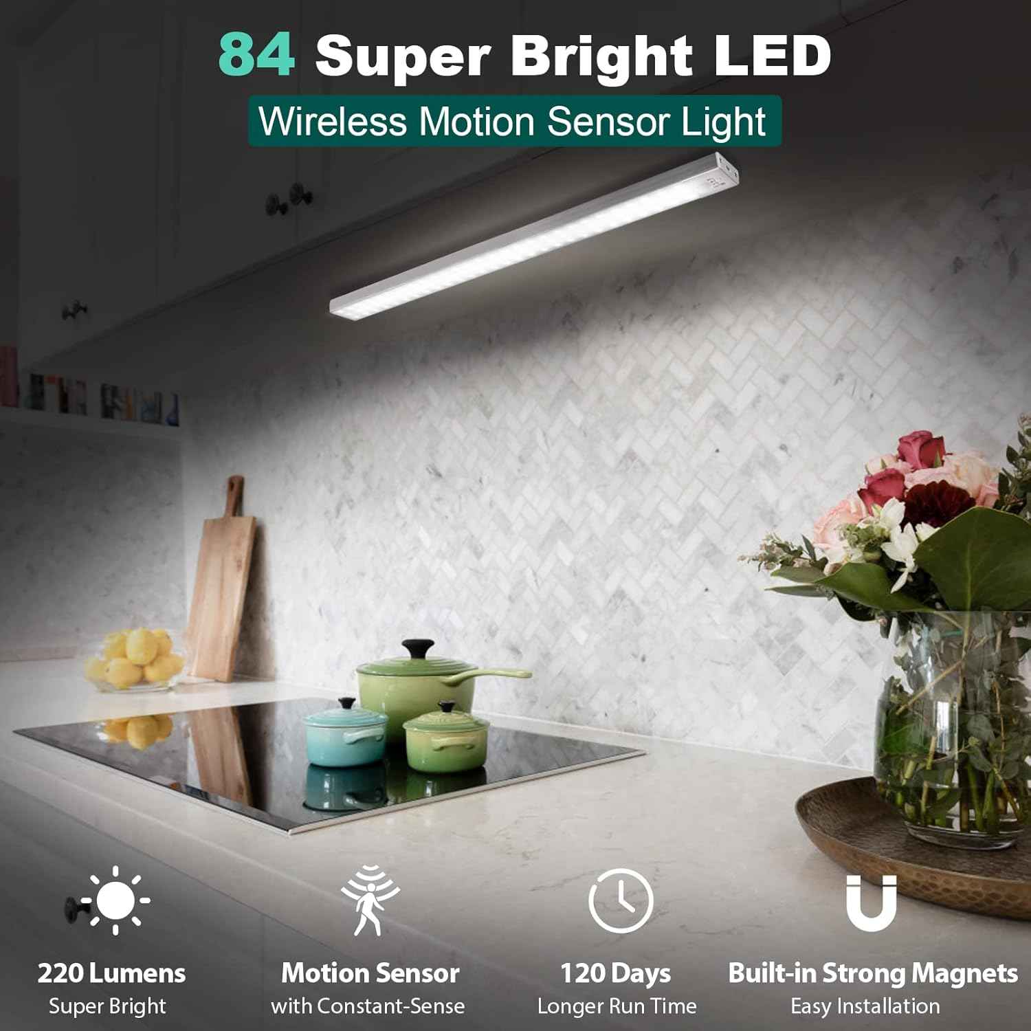 BLS 84 LED Motion Sensor Light – Thoughtful Housewarming Gift for New Homeowners and Apartment Dwellers