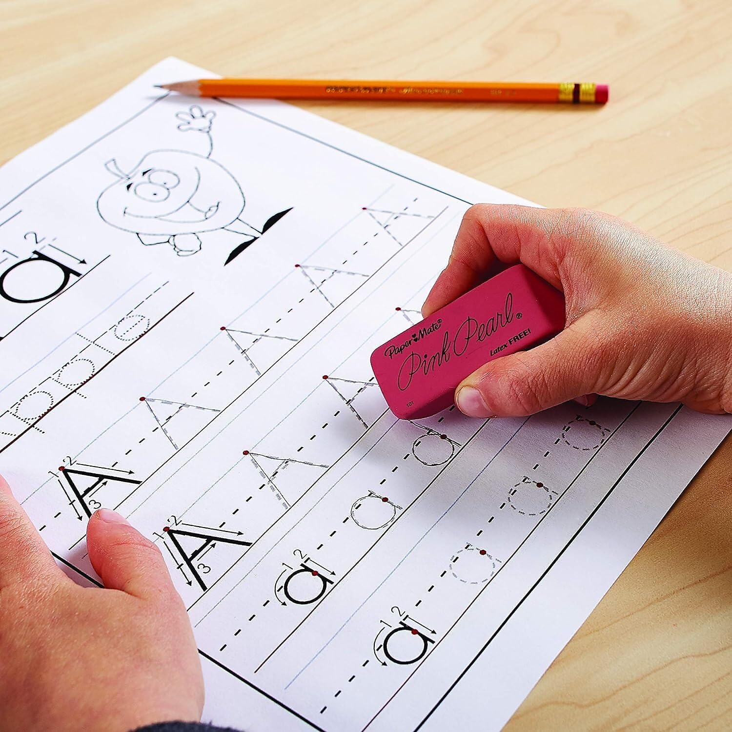 Paper_Mate_Pink_Pearl_Erasers,_Medium,_24_Count