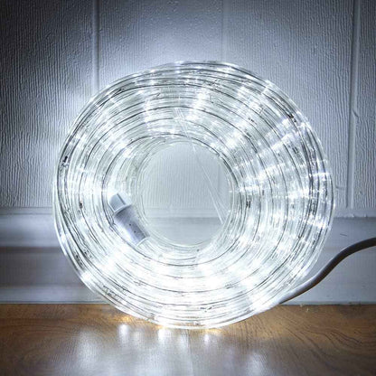 Lumoonosity LED Rope Lights – 33ft Warm White Ambient Lighting for Bedroom Ceilings, Living Room Trim, and Studio Apartments