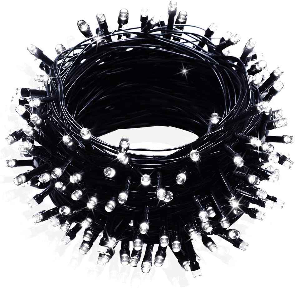 FULLBELL Black Fairy Lights 33ft 100 LED with Remote – Housewarming Gift for New Home, Canopy Bed & Wall Decor with Memory Function