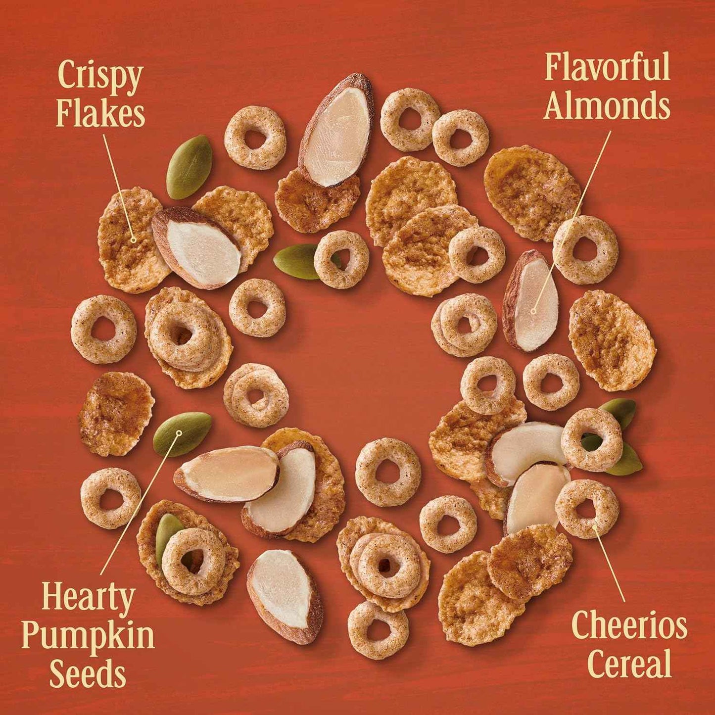 Cheerios Hearty Nut Medley Maple Cinnamon – Family Breakfast Cereal Kids and Adults Both Love, Maple Cinnamon Flavor, 20 oz Box