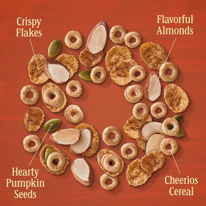 Cheerios Hearty Nut Medley Maple Cinnamon – Family Breakfast Cereal Kids and Adults Both Love, Maple Cinnamon Flavor, 20 oz Box