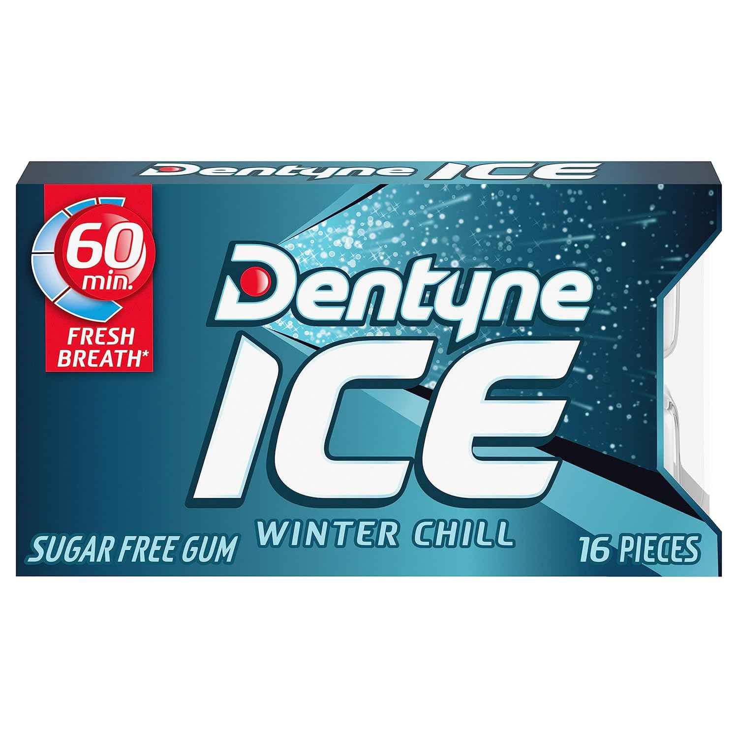 Dentyne Ice Winter Chill Sugar-Free Chewing Gum – Individually Wrapped Mints for Tailgates and Rest Stops