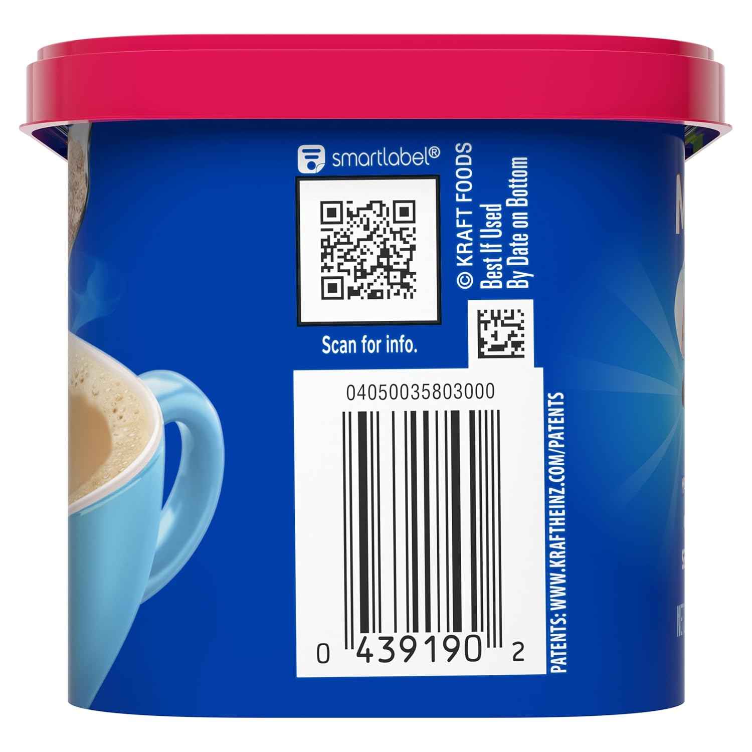 Maxwell House Instant Cafe Mix – Calming Decaf Coffee for Evening Wind-Down, Sugar-Free French Vanilla, 9 oz