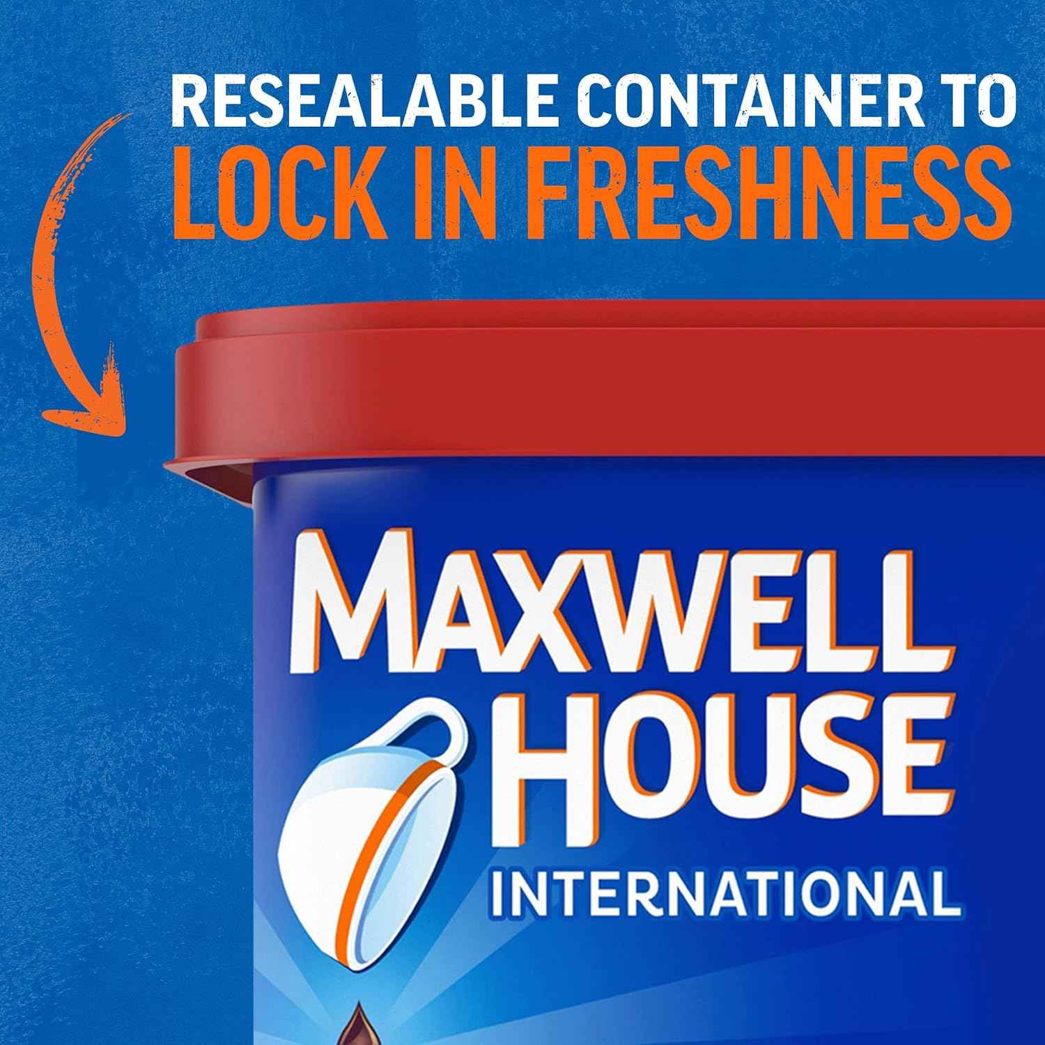 Maxwell House International Instant Coffee – Nostalgic Birthday Gift for Mom, Hazelnut Cafe, 9 oz Canister