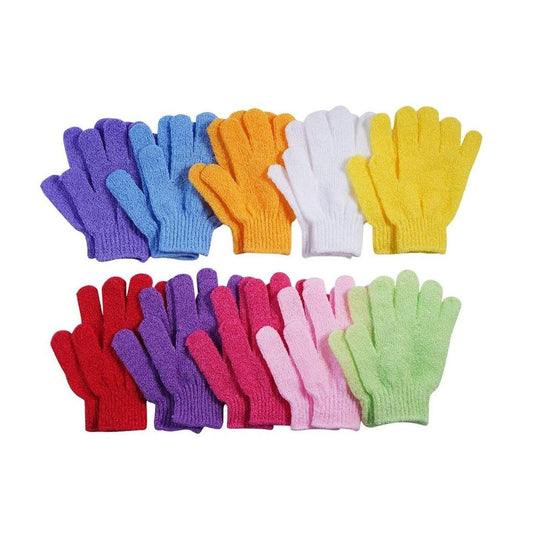 10_Pairs_Exfoliating_Gloves,_Made_of_100%_Nylon,10_Colors_Double_Sided_Exfoliating_Gloves_for_Beauty_Spa_Massage_Skin_Shower_Body_Scrubber_Bathing_Accessories.