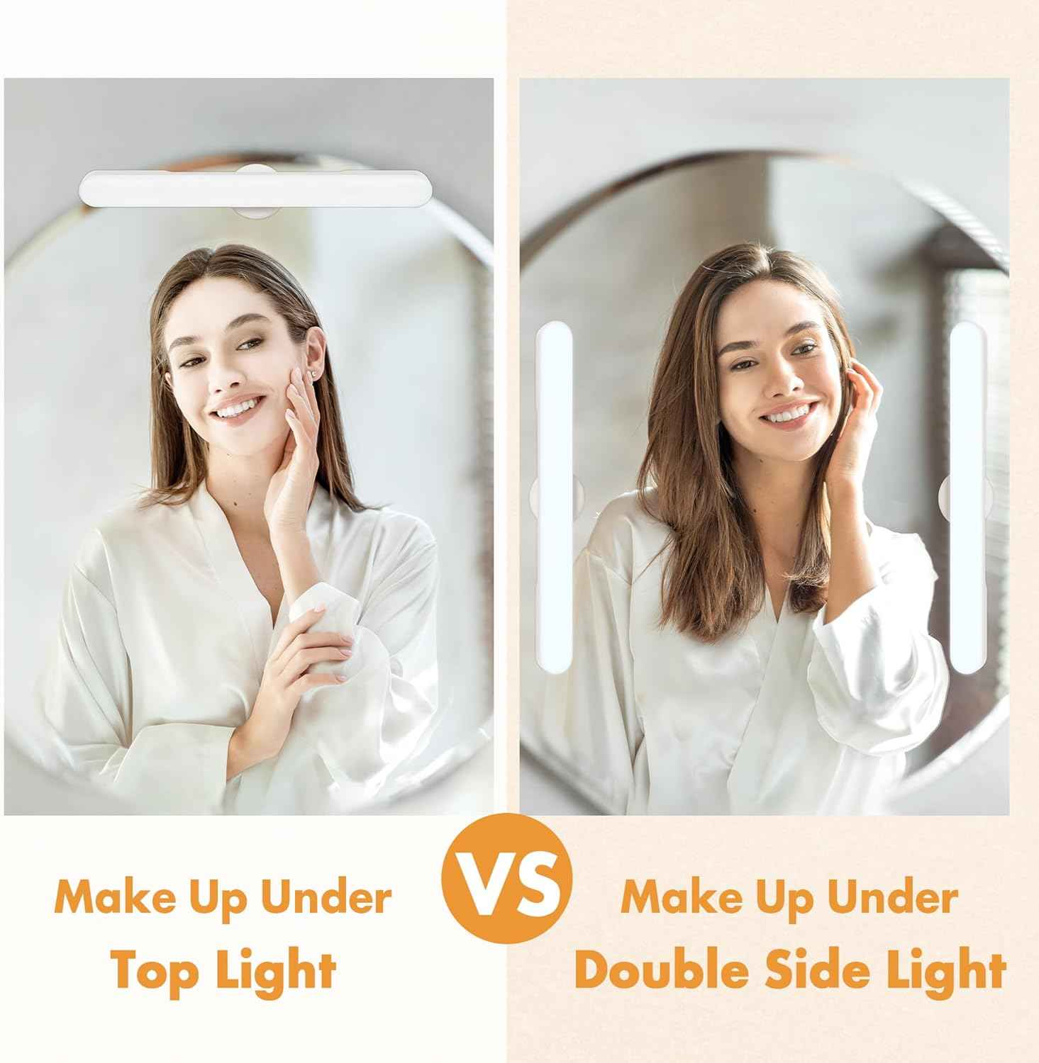 LUMIMUSE Vanity Light Bar – Clean Cordless Lighting for Minimalist Bathroom Mirrors and Tidy Vanities