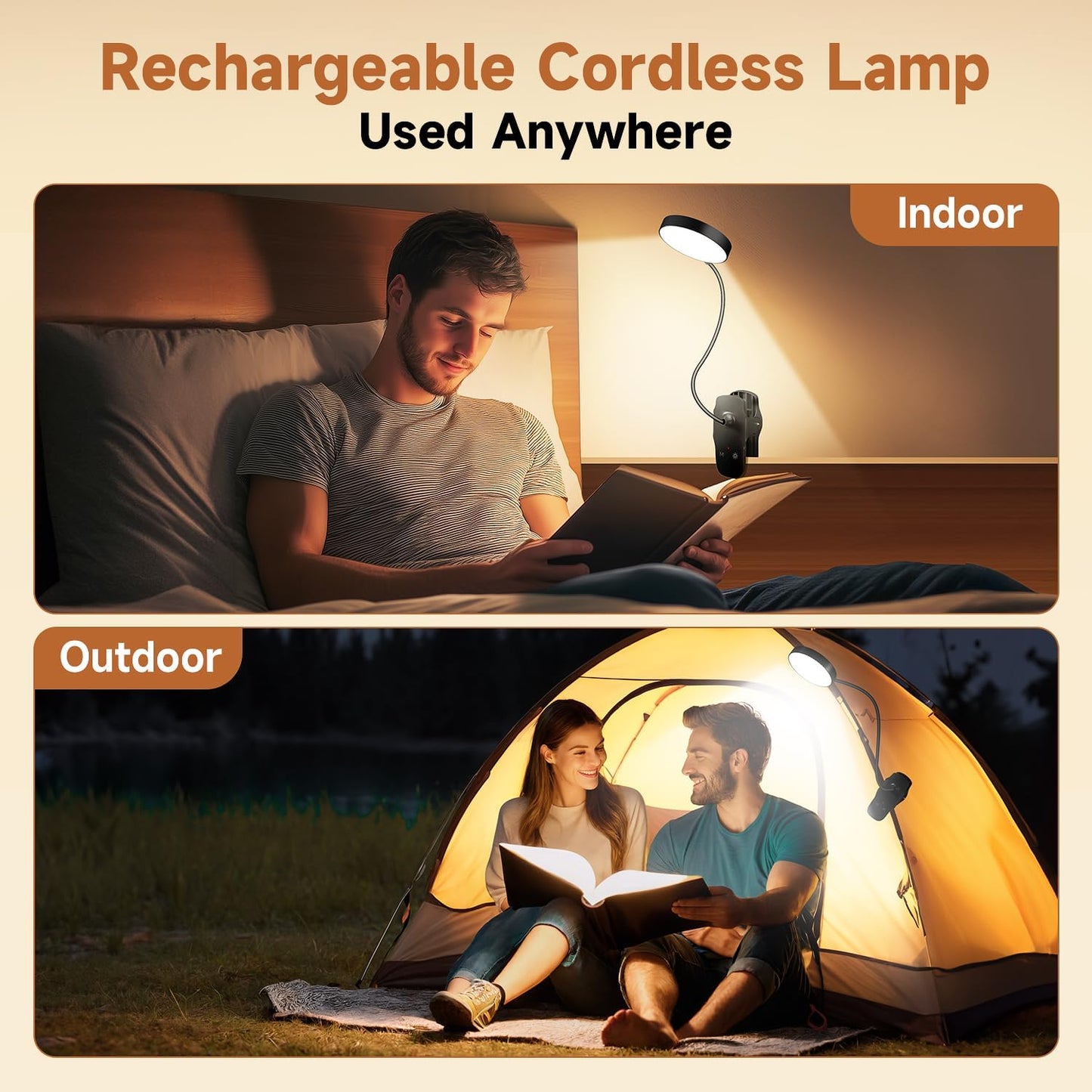 360° flexible gooseneck for precise directional lighting