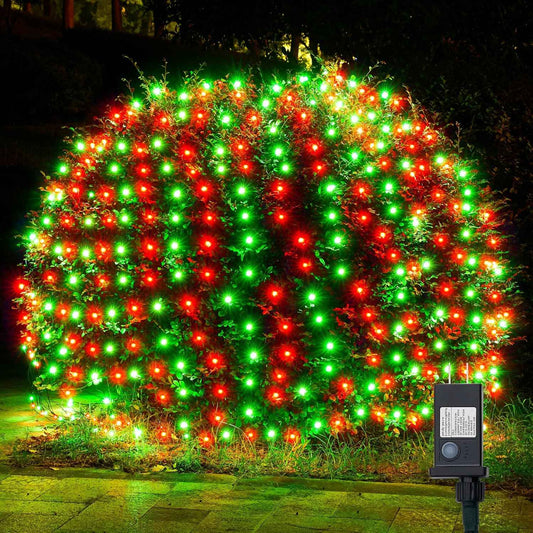 WBao Christmas Net Lights – 29V Low Voltage Holiday Lights Safe for Kids, Pets and Touch