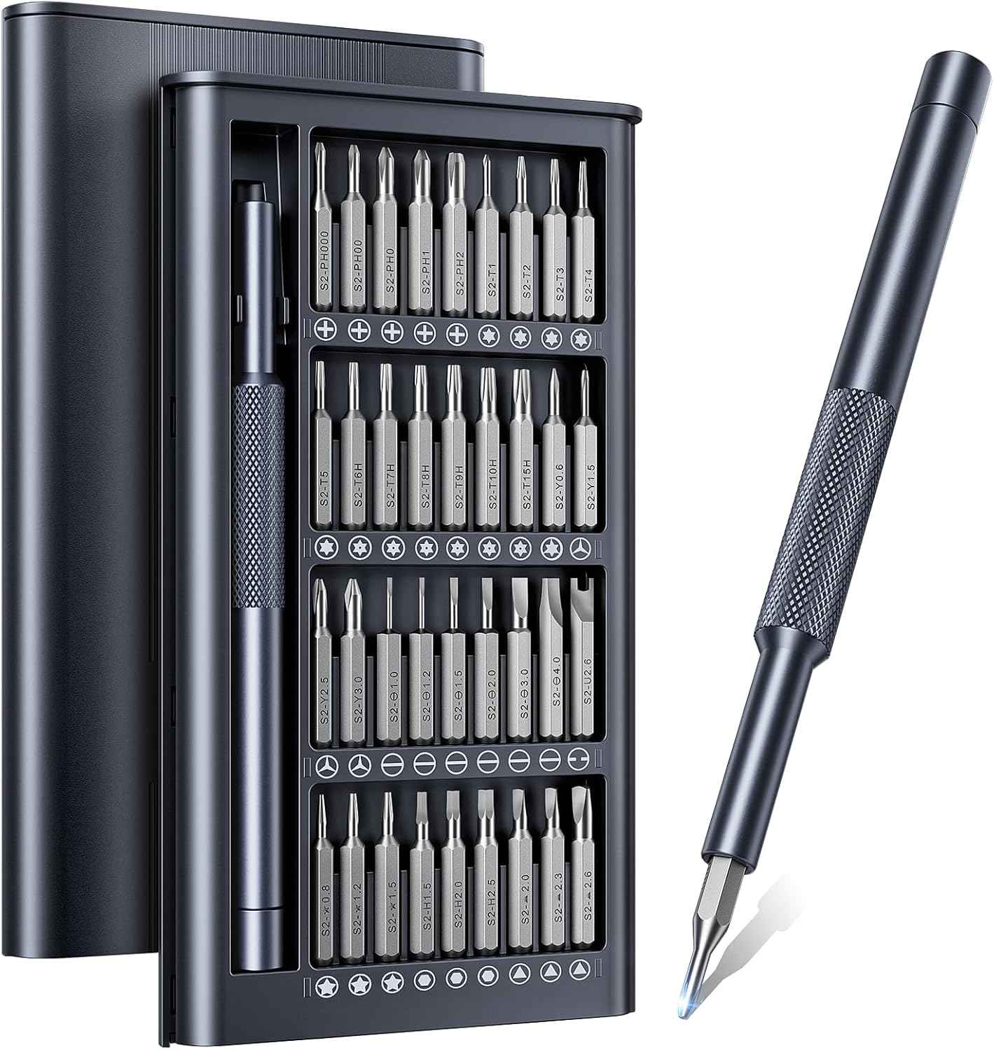 Wesdut 37-in-1 Mini Screwdriver Set – Compact All-in-One Driver Replacing a Drawer Full of Tools