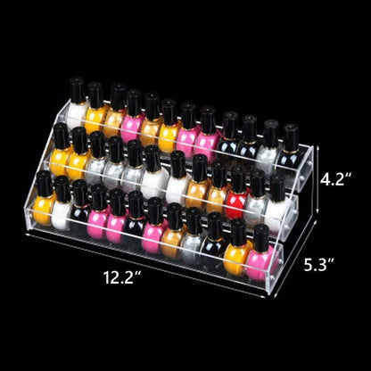 MineSign_Nail_Polish_Holder_Organizer_Clear_Acrylic_Nail_Polish_Tray_Fingernail_Polish_Display_Essential_Oils_Holder_Makeup_Organizer