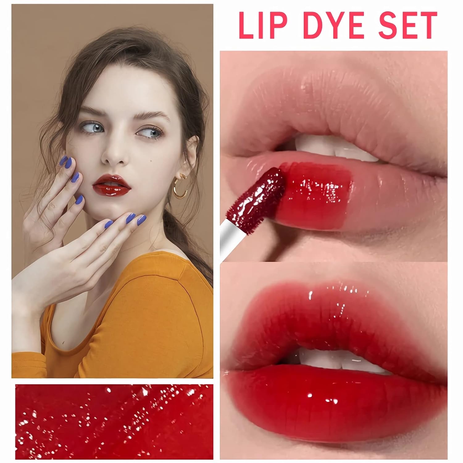 Lip_Stain_Tint_Set,_Korean_Lip_Gloss,_Lip_&_Cheek_Tint_Moisturizing,_Long-lasting_Waterproof_Non-Sticky_Cup_Glossy_Moisturiz_Six_Colors