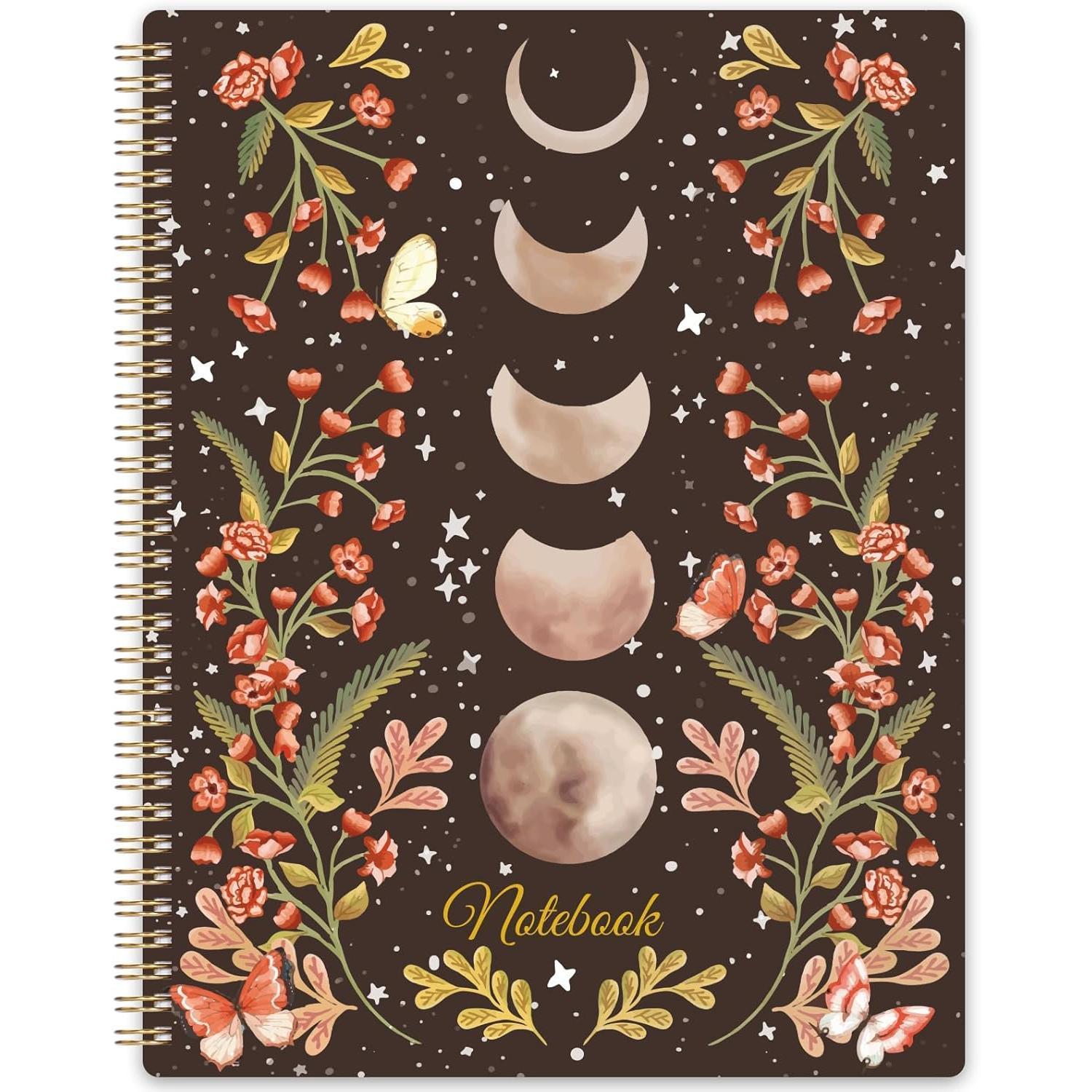 Spiral_Notebook_-_Notebooks_Spiral_Bound_with_Back_Pocket,_Lined_Journal_Notebook,_Spiral_Journal_for_Women,_8.5"_x_11",_144_Pages,_College_Ruled_Writing_Notebook,_100gsm_Paper,_for_Office_&_School