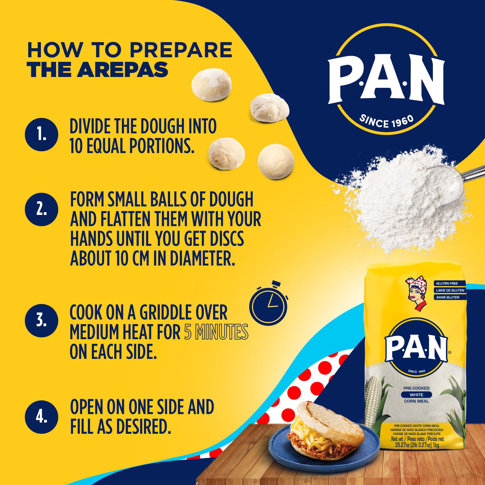 P.A.N._White_Corn_Meal_–_Pre-cooked_Gluten_Free_and_Kosher_Flour_for_Arepas_(2.2_lb/Pack_of_1)_Soft_Traditional