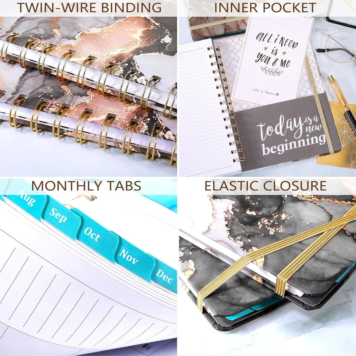 2024-2025_Planner_-_JUL_2024_-_JUN_2025,_Academic_Planner_2024-2025,_2024-2025_Planner_Weekly_and_Monthly,_6.3"_x_8.4",_Tabs,_Hardcover,_Back_Pocket