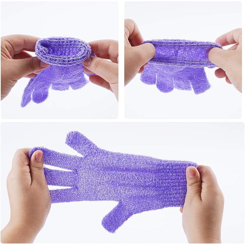 10_Pairs_Exfoliating_Gloves,_Made_of_100%_Nylon,10_Colors_Double_Sided_Exfoliating_Gloves_for_Beauty_Spa_Massage_Skin_Shower_Body_Scrubber_Bathing_Accessories.