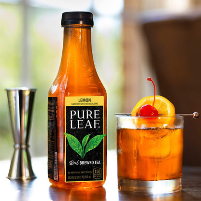 Pure_Leaf_Iced_Tea,_Sweetened,_Real_Brewed_Black_Tea,_Lemon,_18.5_Fl_Oz_(Pack_of_12)