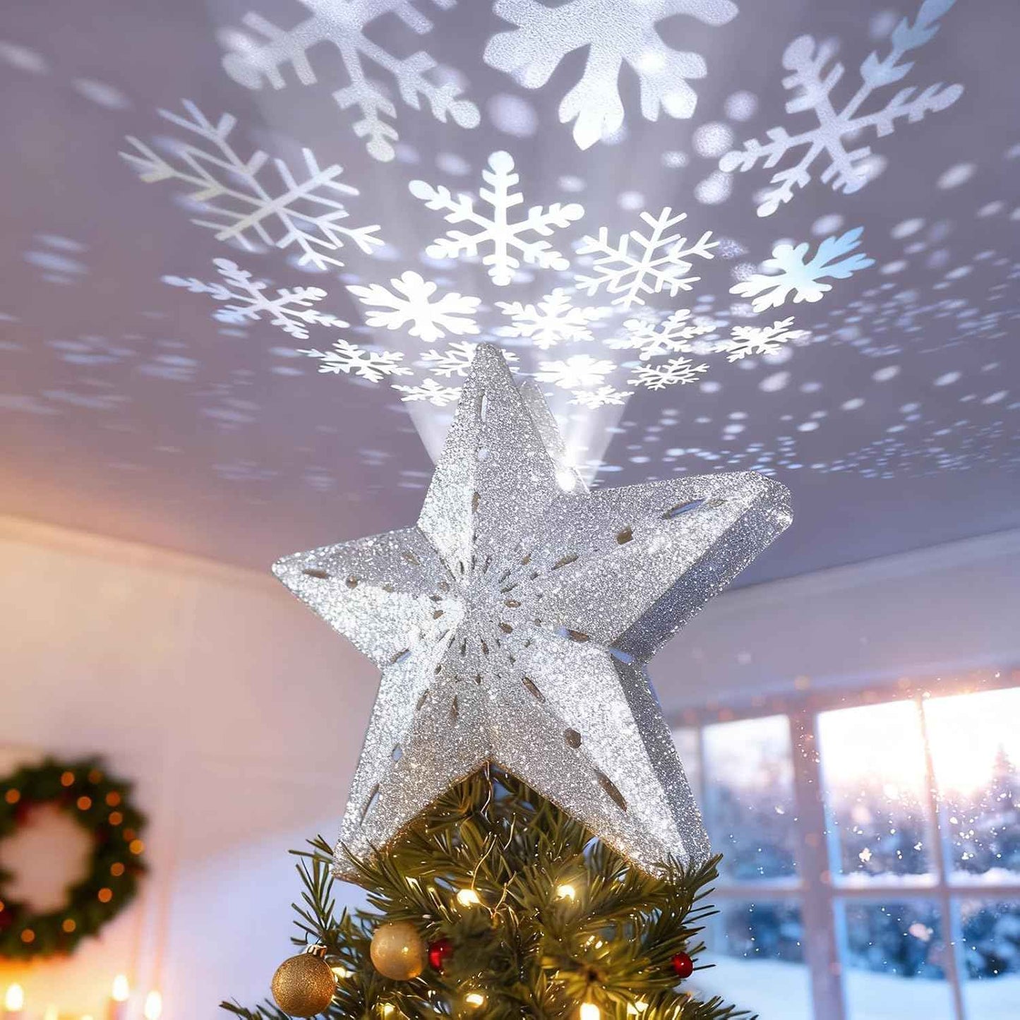 DG-Direct 3D Sparkling Star Tree Topper in Premium Box – Thoughtful Hostess, Housewarming & Office Gift Exchange Pick