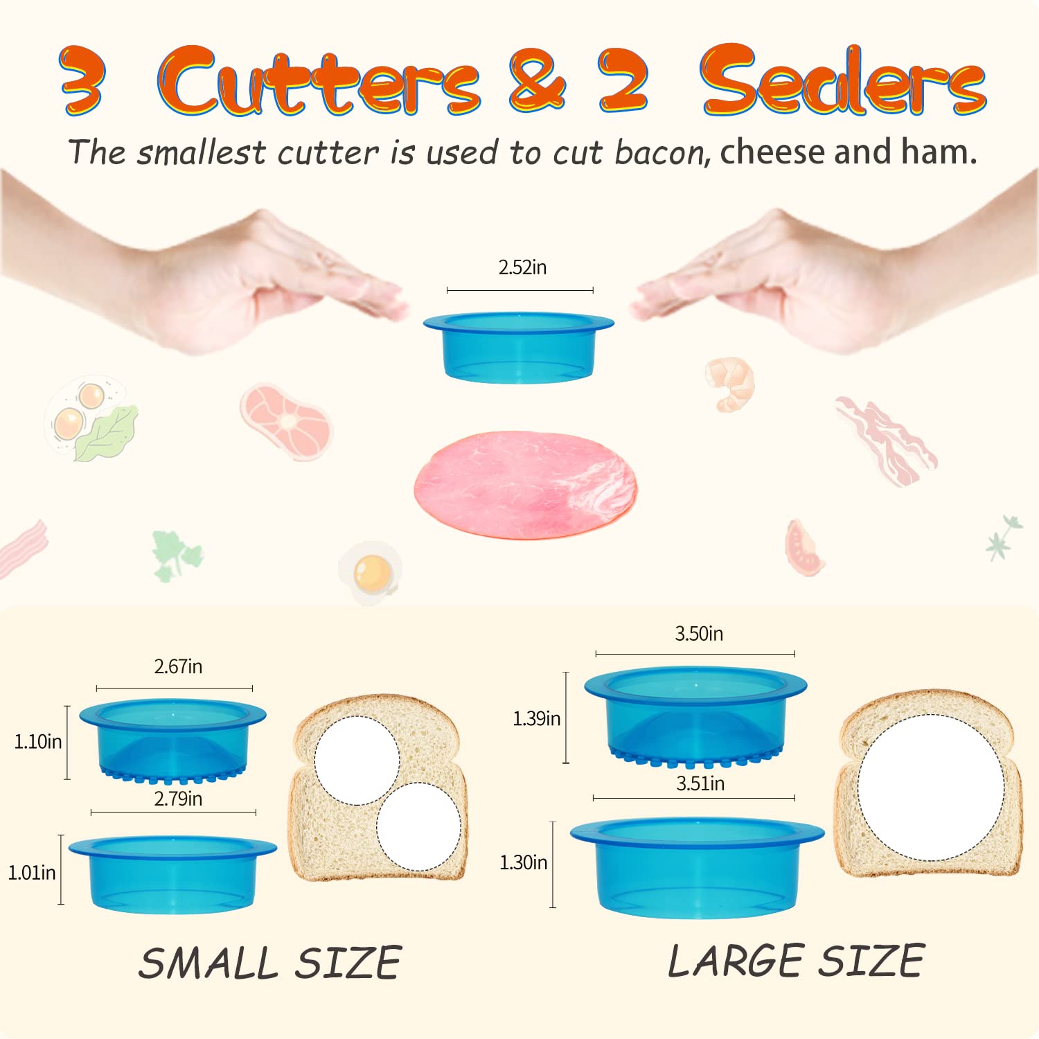 HiYZ_Sandwich_Cutter_and_Sealer_-_5_PCS_Decruster_Sandwich_Maker_-_Peanut_Butter_and_Jelly_Crustless_Sandwich_Bread_Pancake_Maker_Cookie_Cutter_for_Kids_Children_Boys_Girls