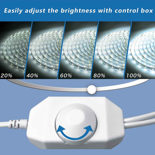 phopollo 12V LED Strip Lights – Cool-to-Touch Accent Lighting Safe Around Kids and Pets