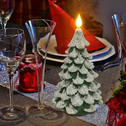 PChero Christmas Tree LED Candle – Thoughtful Holiday Gift for Mom & Friends, Pre-Packaged Gift Box with Remote Timer