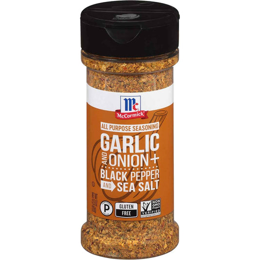 McCormick Perfect Pinch All Purpose Seasoning 4.25 oz - Backyard Grill Essential for Ribs Burgers and Steaks