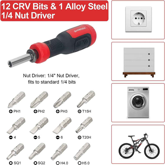 SHARDEN Multi Screwdriver 13-in-1 — Faster Repairs at Your Workbench and Desk