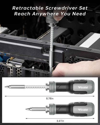 [Brand Name] 13-in-1 Multi-bit Screwdriver – One Tool to Replace a Cluttered Drawer of Drivers