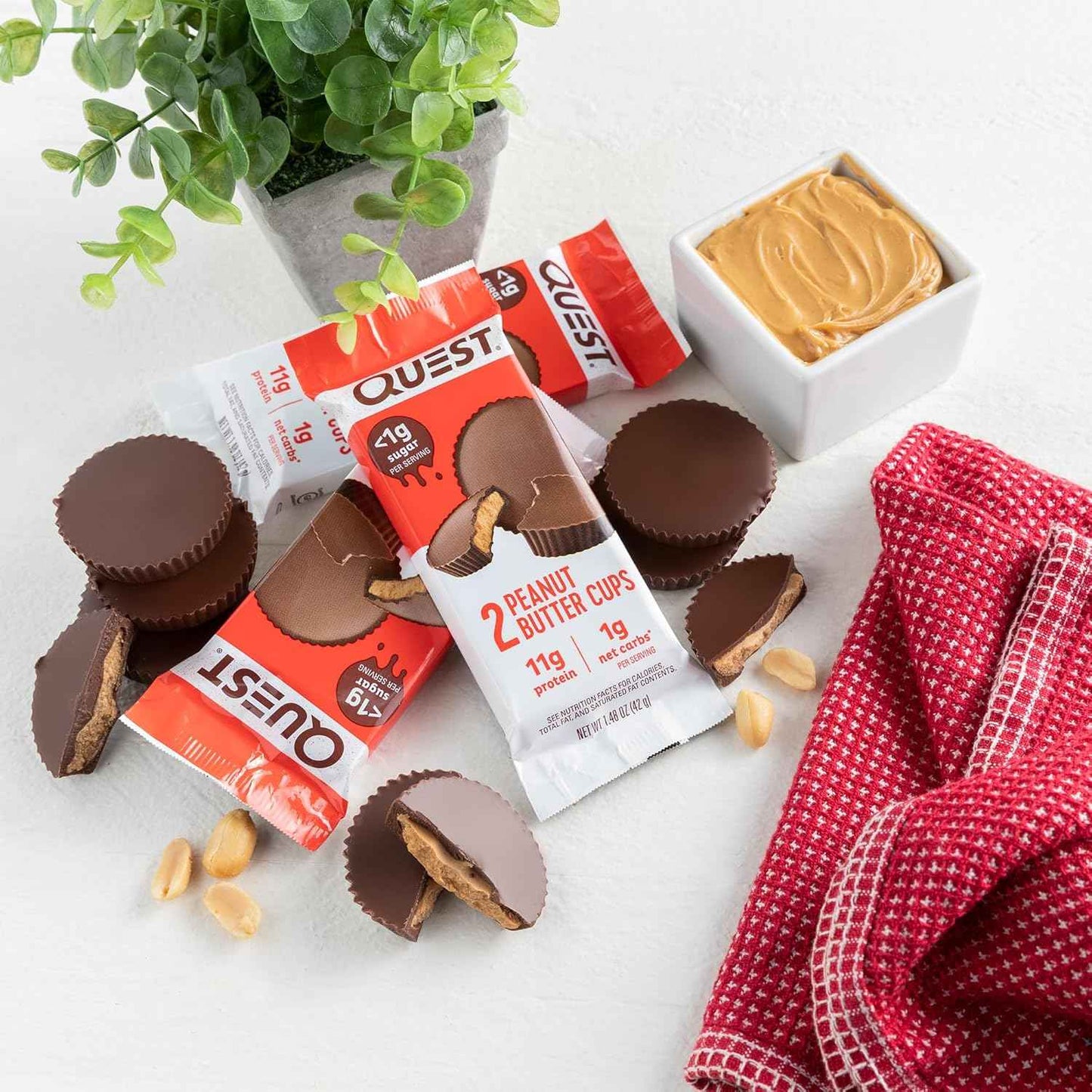 Quest Nutrition Peanut Butter Cups – Office Desk Snack for Afternoon Focus Without Sugar Crashes