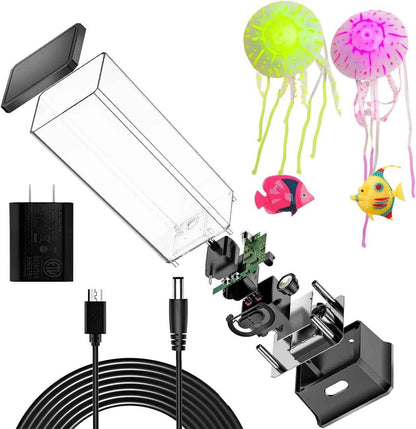 CALOVER Jellyfish Lamp – Modern Bedroom Accent Light, Color-Changing Glow for Cozy Home Ambiance