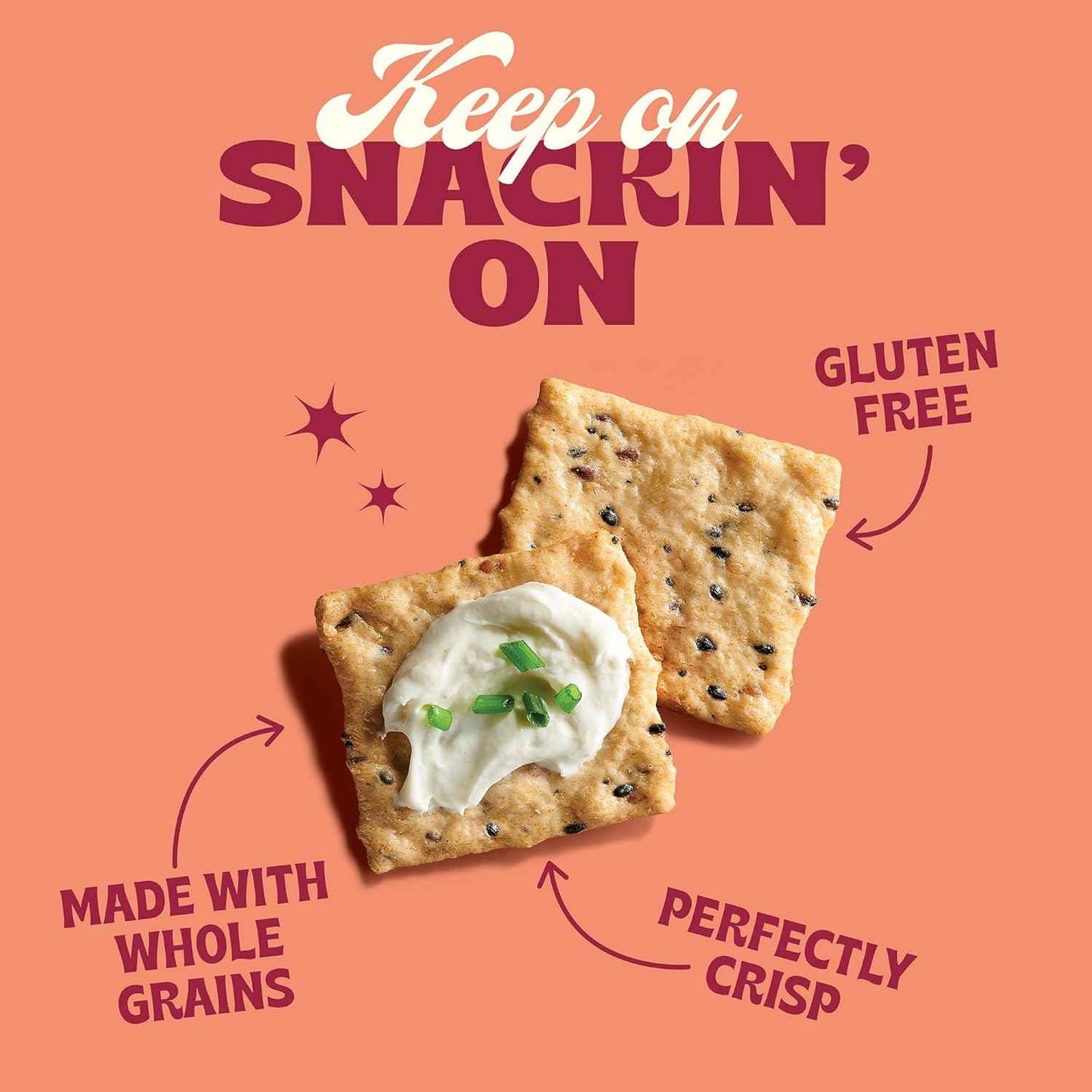 Back to Nature Gluten Free Rice Thins – Durable Resealable Snack for Camping Trips, Picnics, and Open-Air Entertaining