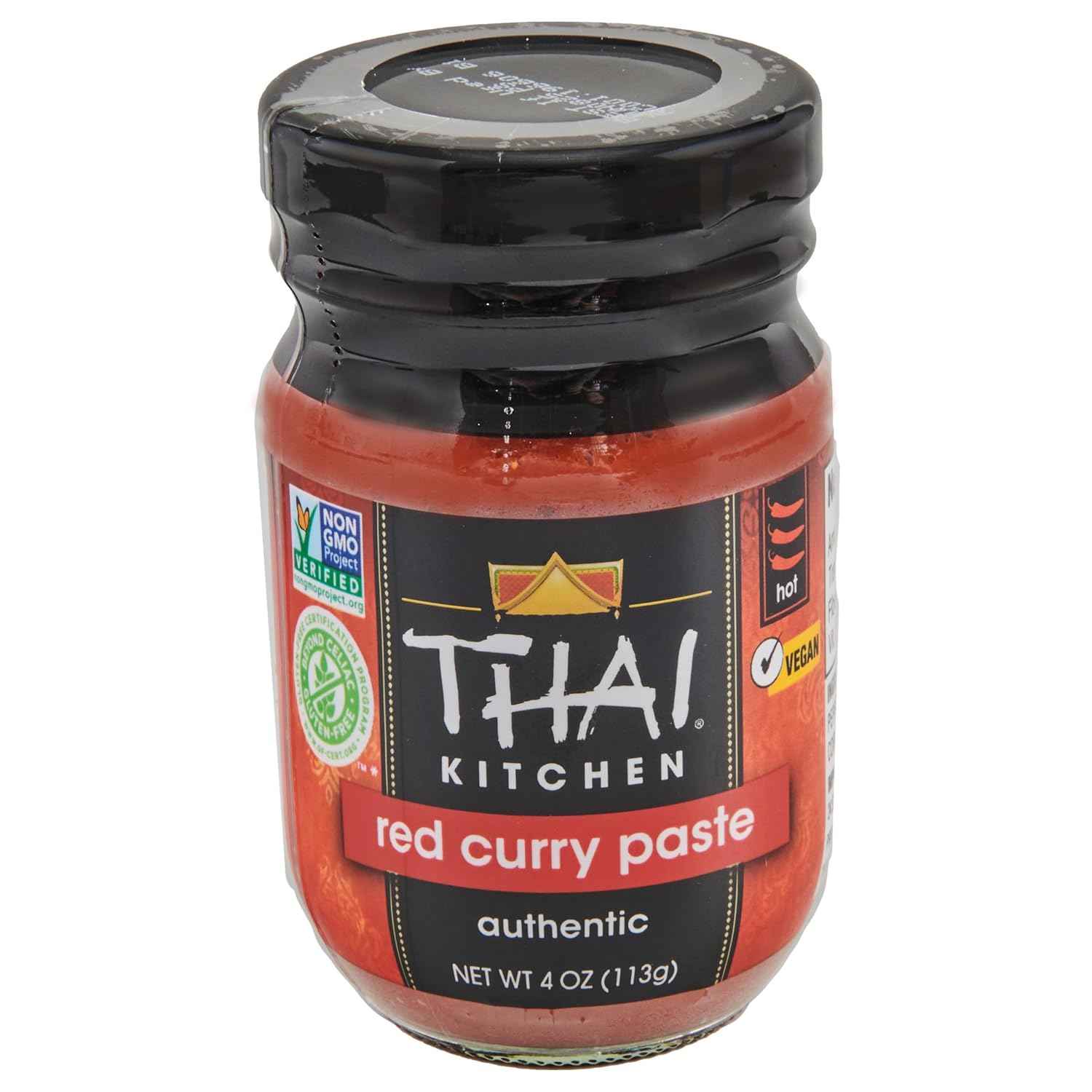 Thai Kitchen Gluten Free Red Curry Paste, 4 oz — Portable Marinade for Grill Night and Cookouts