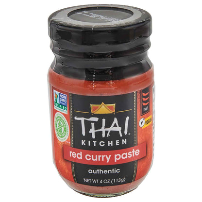 Thai Kitchen Gluten Free Red Curry Paste, 4 oz — Portable Marinade for Grill Night and Cookouts