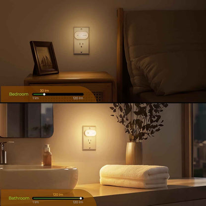 AUVON Motion Sensor Night Light 4 Pack – Thoughtful Housewarming Gift for New Homeowners, Parents and Elderly Loved Ones