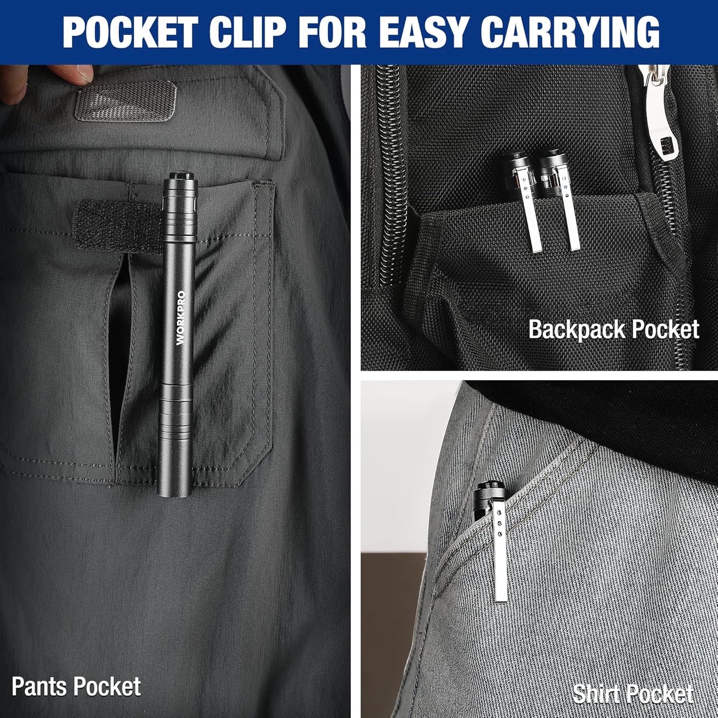 4-pack bundle with batteries included and water-resistant rating