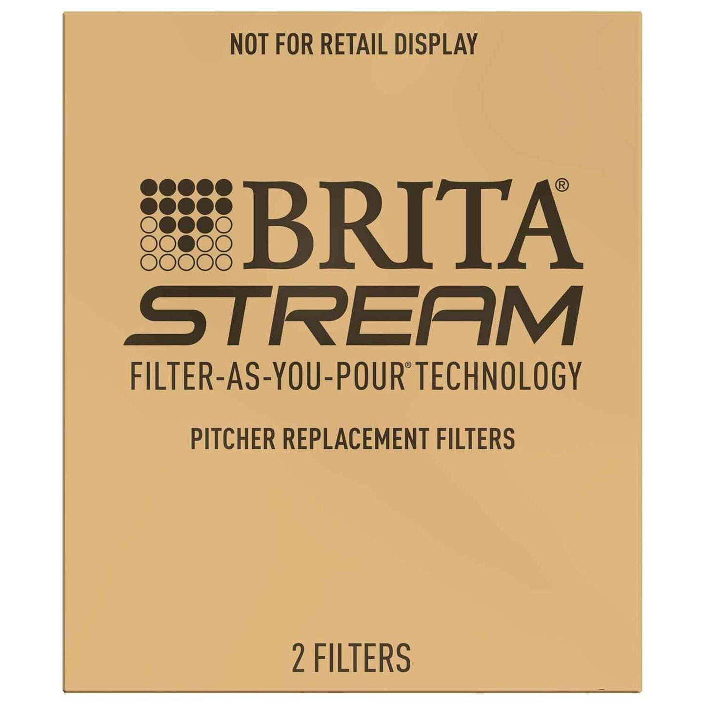 Brita Stream Pitcher Water Filter for Clutter-Free Countertops, Clean Design Filtered Water in One Simple Pour