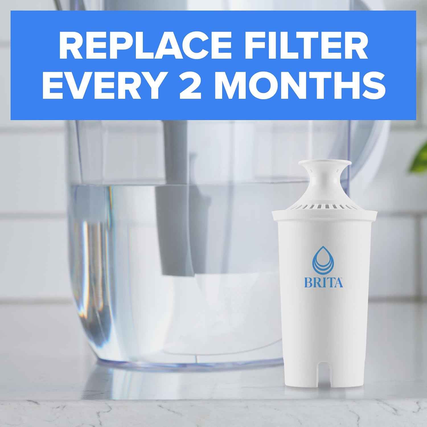 Brita Standard Water Filter 6-Pack – Thoughtful Housewarming Gift for New Homeowners and Renters