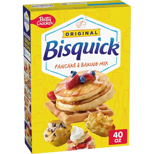 Betty Crocker Bisquick Original Baking Mix – No Artificial Flavors or Colors for Ingredient-Conscious Home Bakers