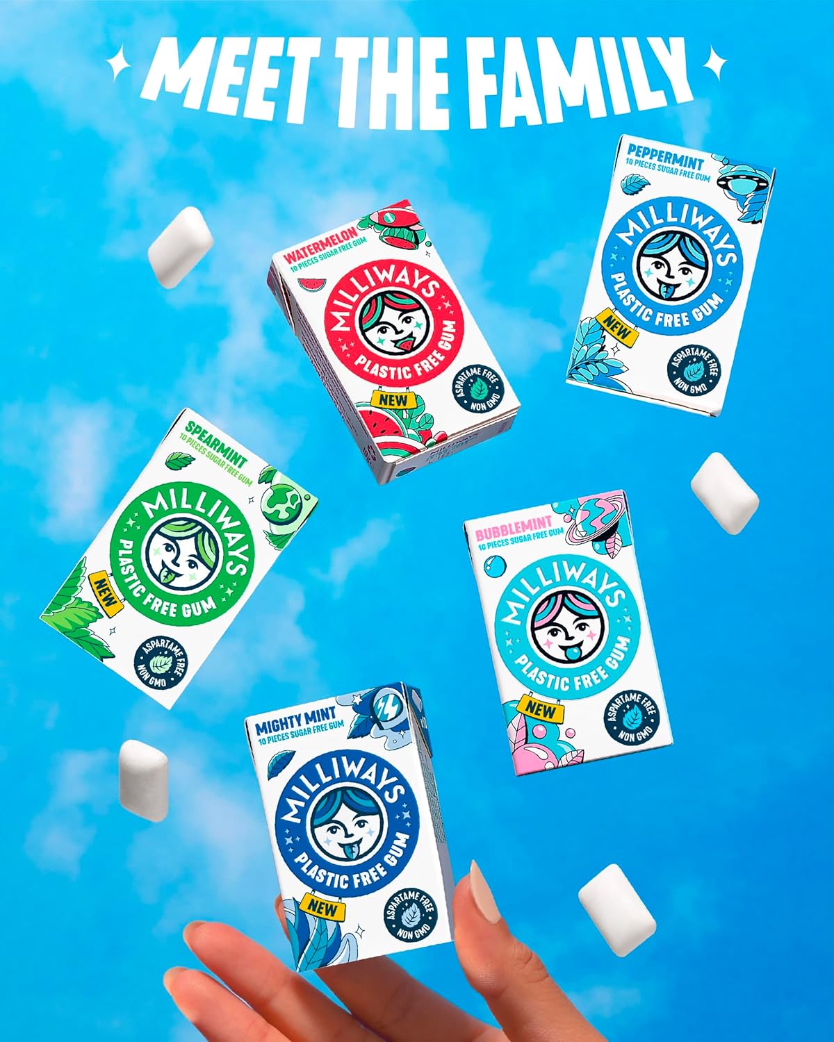 40-piece count delivered as 4 travel-friendly packs of 10