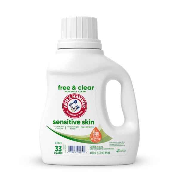 ARM & HAMMER Sensitive Skin, Liquid Laundry Detergent