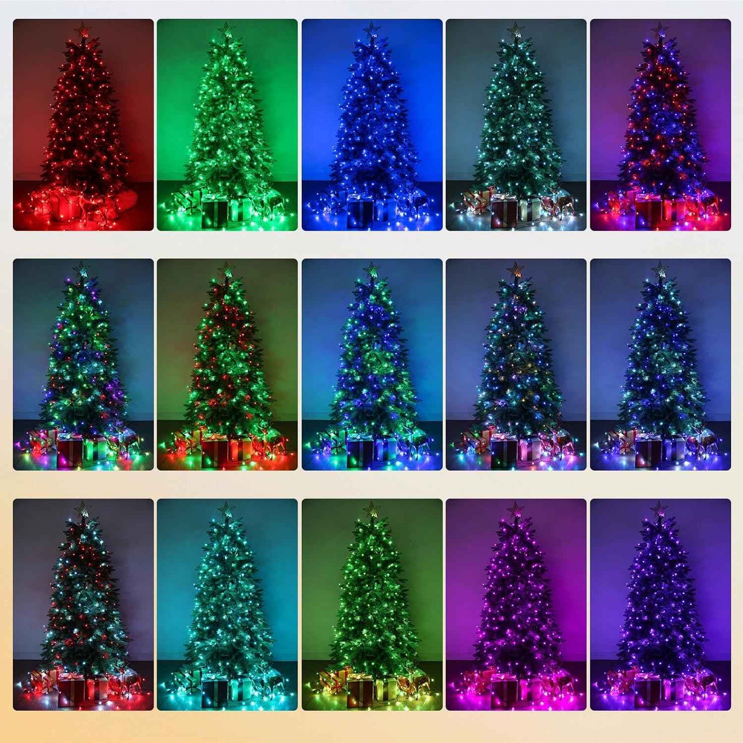 Joomer 66FT 200 LED Flameless String Lights 29V Low Voltage IP44 Waterproof Safe for Kids Pets Sleep Bedroom Night Light